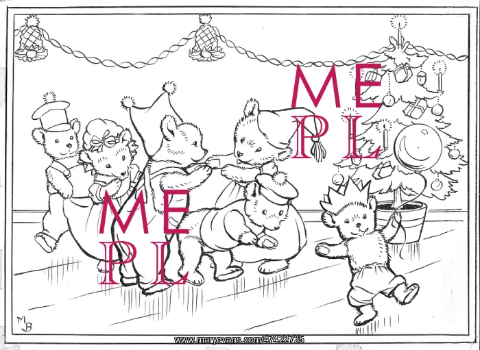  : A teddy bear party