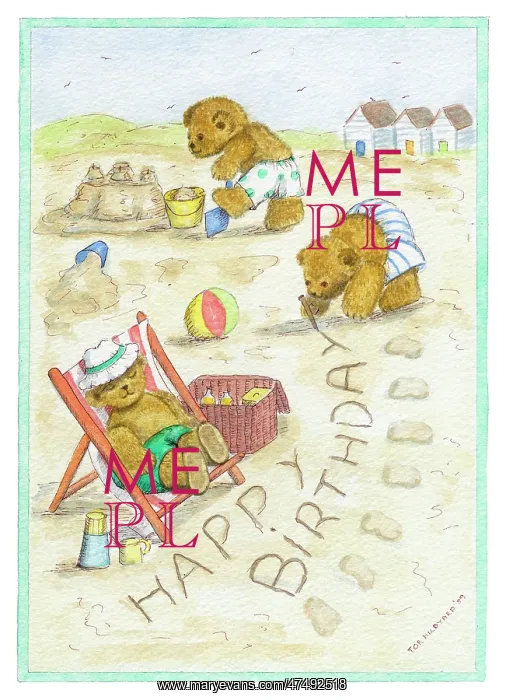 : Teddy Bears on the Beach : Teddy Bears on the Beach