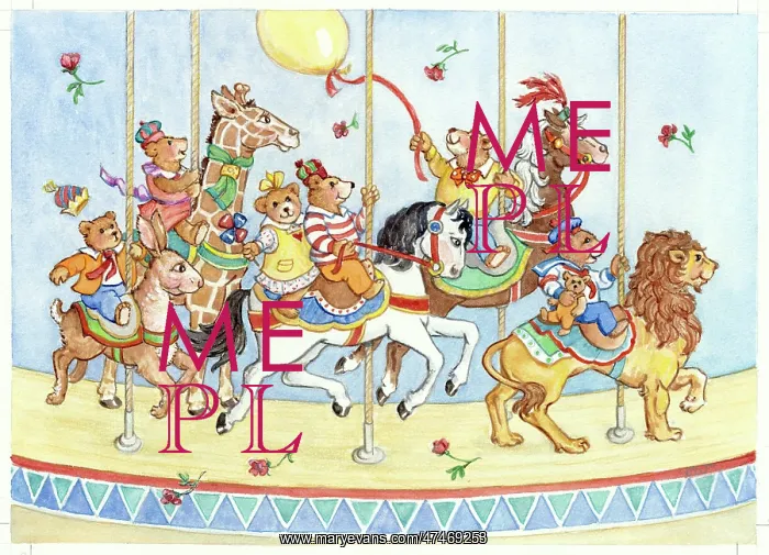  : Teddy Bears on a Carousel