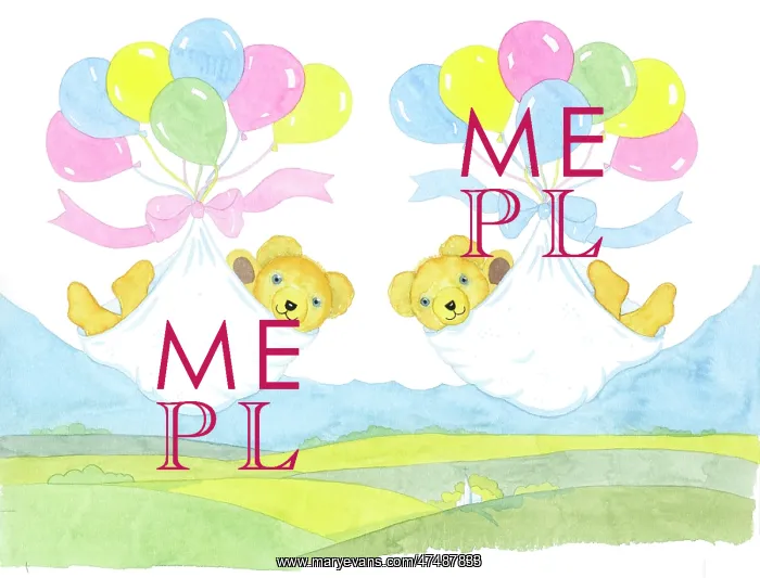 : Teddy Bears being carried by Balloons : Teddy Bears being carried by Balloons