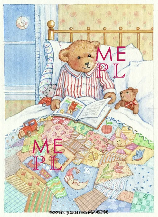  : Teddy in Bed