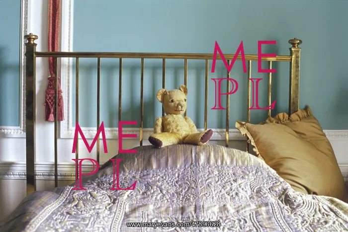 : TEDDY ON THE BED : TEDDY ON THE BED