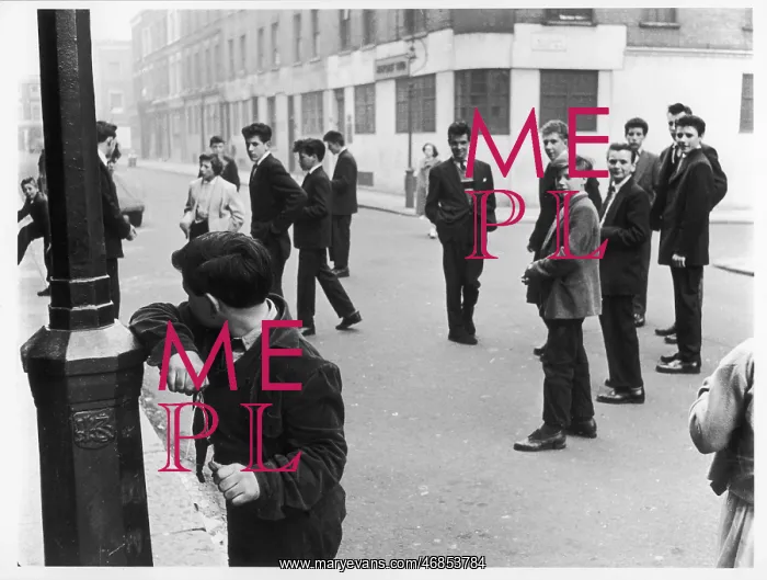 : TEDDY BOYS / LONDON / 1956 : TEDDY BOYS / LONDON / 1956