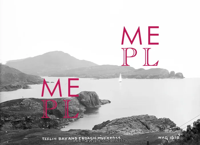 : Teelin Bay and Croagh Muckross : Teelin Bay and Croagh Muckross