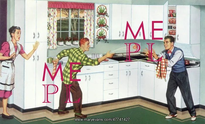  : Teens Help with Dishes
