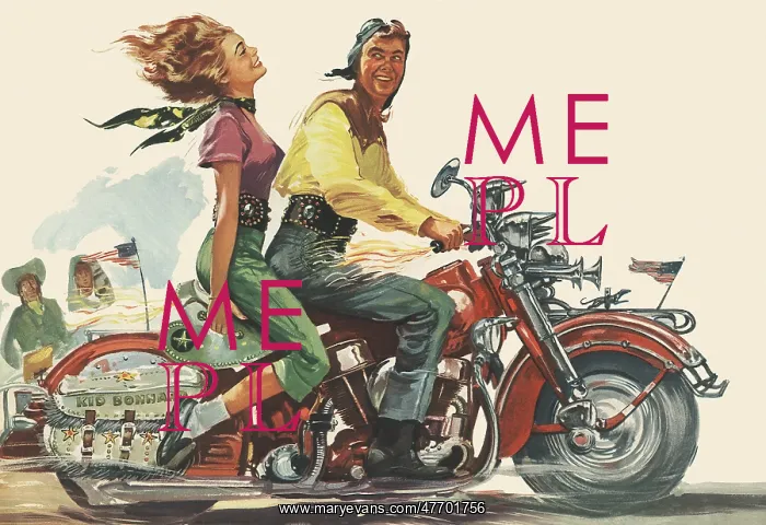 : Teens on Motorcycle : Teens on Motorcycle