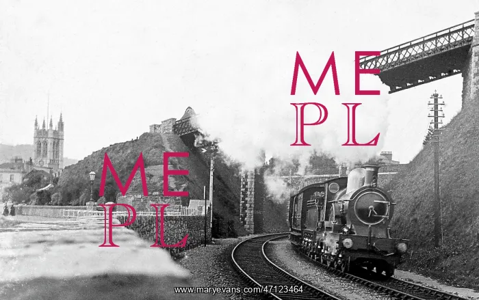  : Teignmouth railway steam train