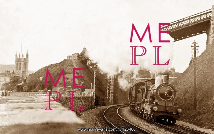  : Teignmouth railway steam train