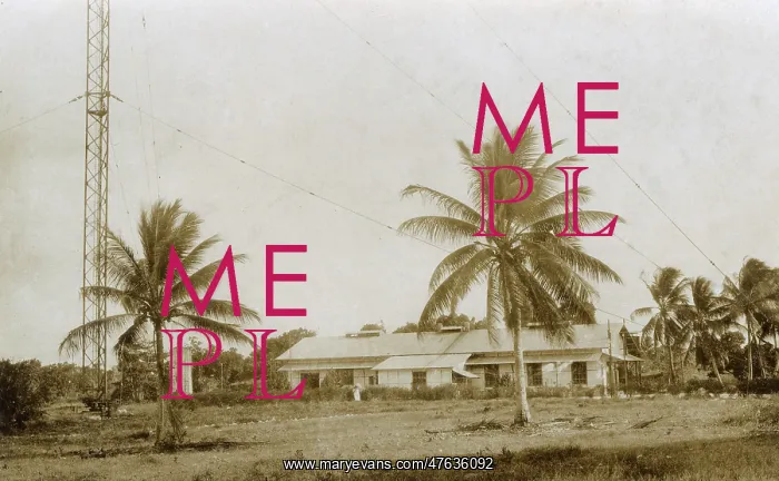 : Telefunken Wireless Co Station, Apia, German Samoa, Pacific : Telefunken Wireless Co Station, Apia, German Samoa, Pacific
