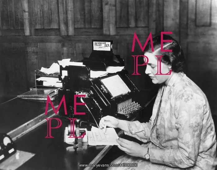 : Telegraph - Buckingham Palace Teleprinter : Telegraph - Buckingham Palace Teleprinter
