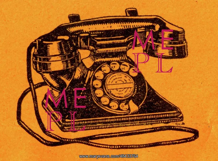  : Telephone, printer's block