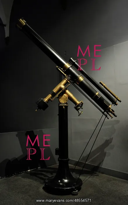  : Telescope. The Science and Technology Museum Leonardo da Vinci. Milan. Italy