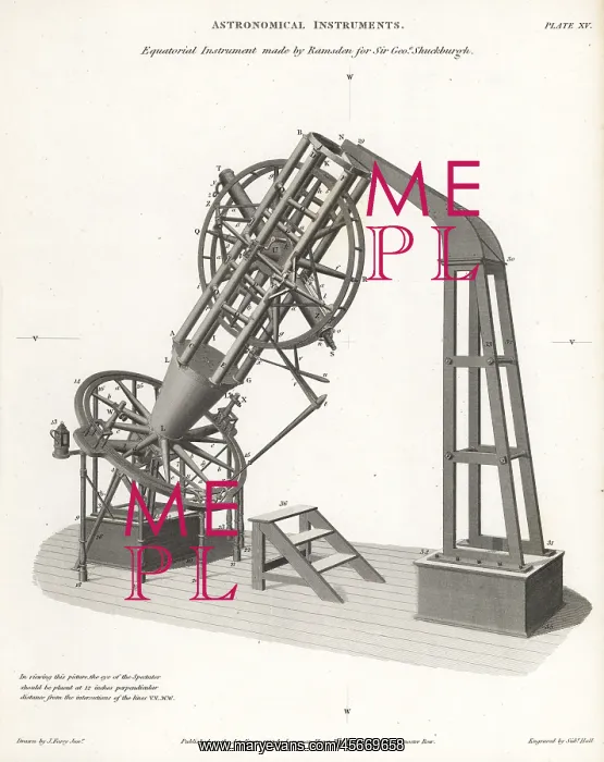 : Telescope built by Jesse Ramsden : Telescope built by Jesse Ramsden