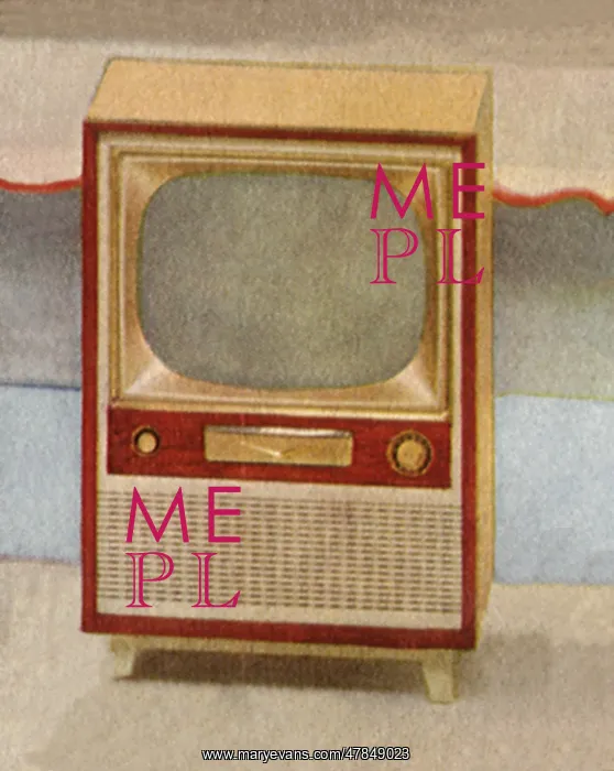 : Television with Inlay : Television with Inlay