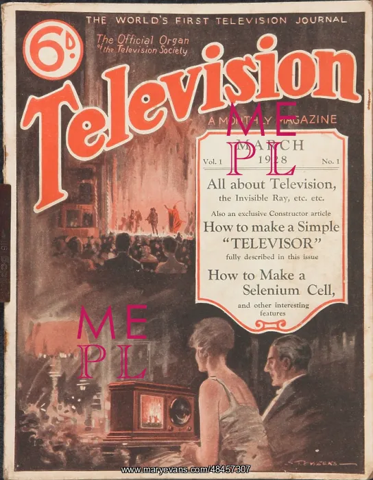 : Television magazine cover : Television magazine cover