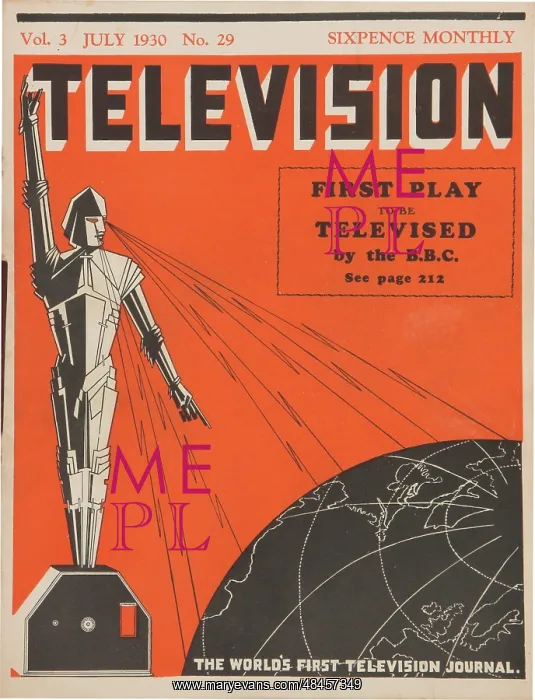 : Television magazine cover : Television magazine cover