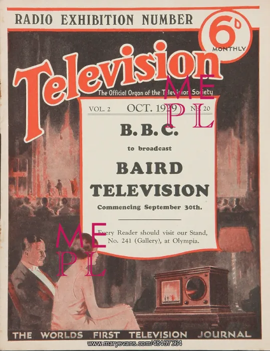 : Television magazine cover : Television magazine cover