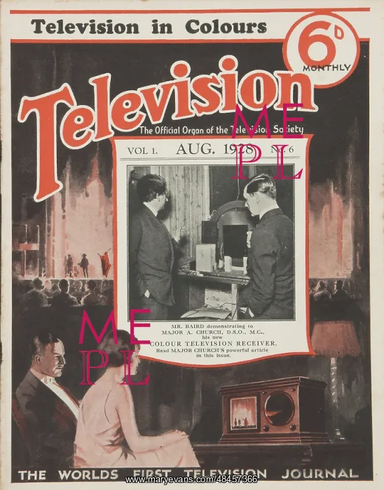 : Television magazine cover : Television magazine cover