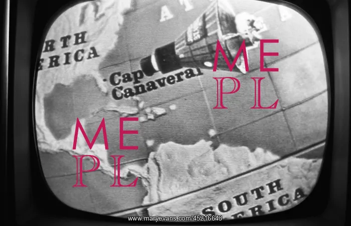 : Television screen animation of John Glenn's ? : Television screen animation of John Glenn's ?