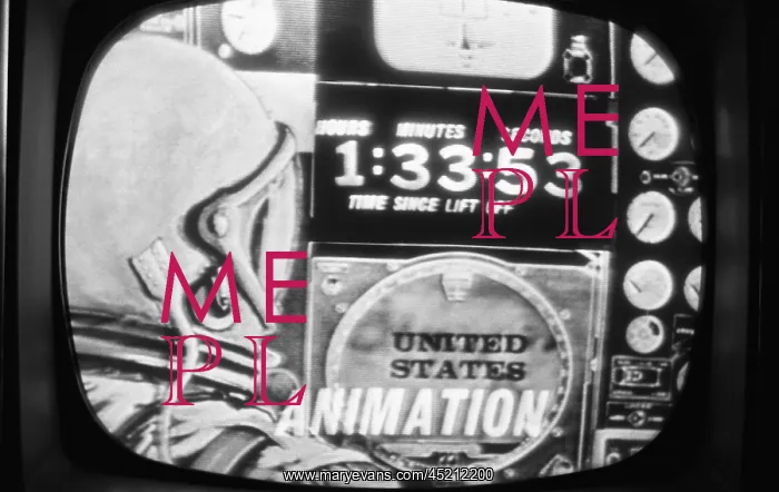 : Television screen displaying a simulation ? : Television screen displaying a simulation ?