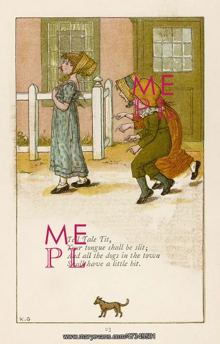 : TELL TALE TIT GREENAWAY : TELL TALE TIT GREENAWAY