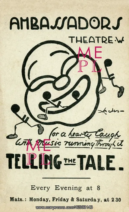 : Telling the Tale, Ambassadors Theatre, London : Telling the Tale, Ambassadors Theatre, London