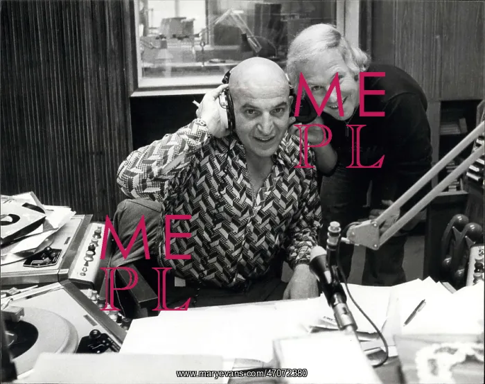: Telly Savalas and David Hamilton, BBC Radio : Telly Savalas and David Hamilton, BBC Radio