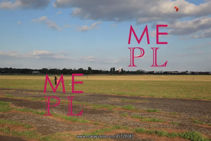 : Tempelhofer Feld, Tempelhof Airport, Berlin, Germany : Tempelhofer Feld, Tempelhof Airport, Berlin, Germany