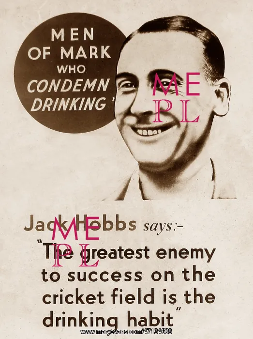  : Temperance message Jack Hobbs