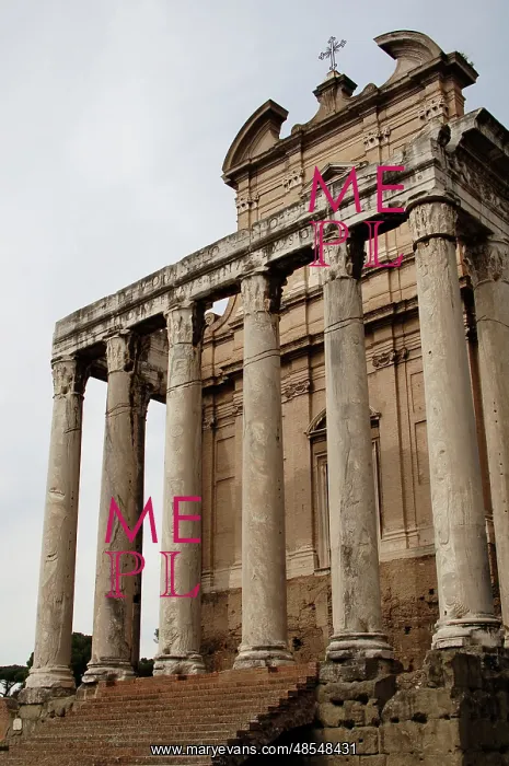 : Temple of Antoninus and Faustina. Rome. Italy : Temple of Antoninus and Faustina. Rome. Italy