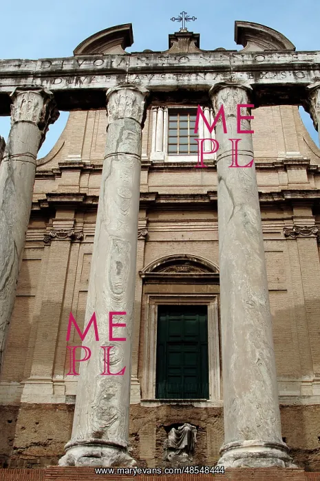 : Temple of Antoninus and Faustina. Rome. Italy : Temple of Antoninus and Faustina. Rome. Italy