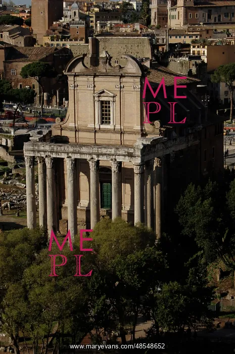 : Temple of Antoninus and Faustina. Rome. Italy : Temple of Antoninus and Faustina. Rome. Italy