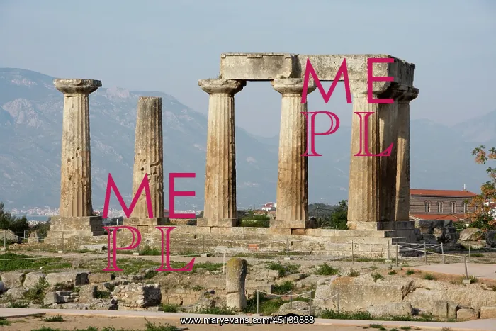 : Temple of Apollo, Corinth, Greece : Temple of Apollo, Corinth, Greece