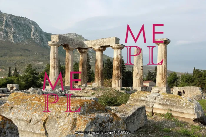: Temple of Apollo, Corinth, Greece : Temple of Apollo, Corinth, Greece