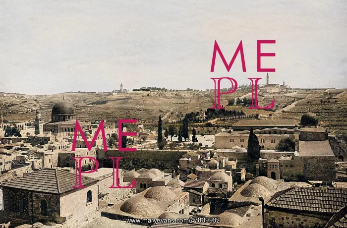 : Temple area and Mount of Olives, Jerusalem : Temple area and Mount of Olives, Jerusalem