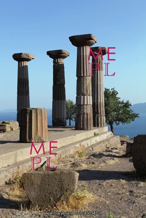 : Temple of Athena, Assos, Turkey : Temple of Athena, Assos, Turkey