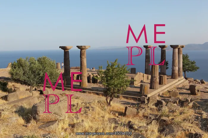 : Temple of Athena, Assos, Turkey : Temple of Athena, Assos, Turkey