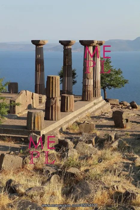 : Temple of Athena, Assos, Turkey : Temple of Athena, Assos, Turkey