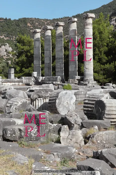 : Temple of Athena, Priene, Aydin, Turkey : Temple of Athena, Priene, Aydin, Turkey