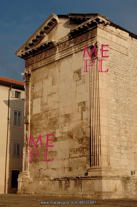 : Temple of Augustus. Pula. Croatia : Temple of Augustus. Pula. Croatia