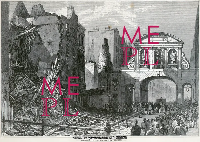 : Temple Bar in 1877 : Temple Bar in 1877