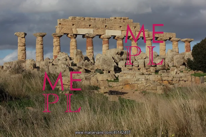 : Temple C, Selinunte, Sicily, Italy : Temple C, Selinunte, Sicily, Italy
