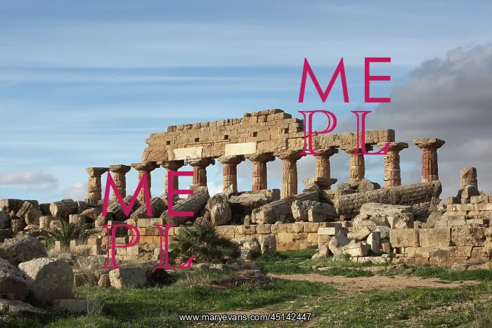 : Temple C, Selinunte, Sicily, Italy : Temple C, Selinunte, Sicily, Italy
