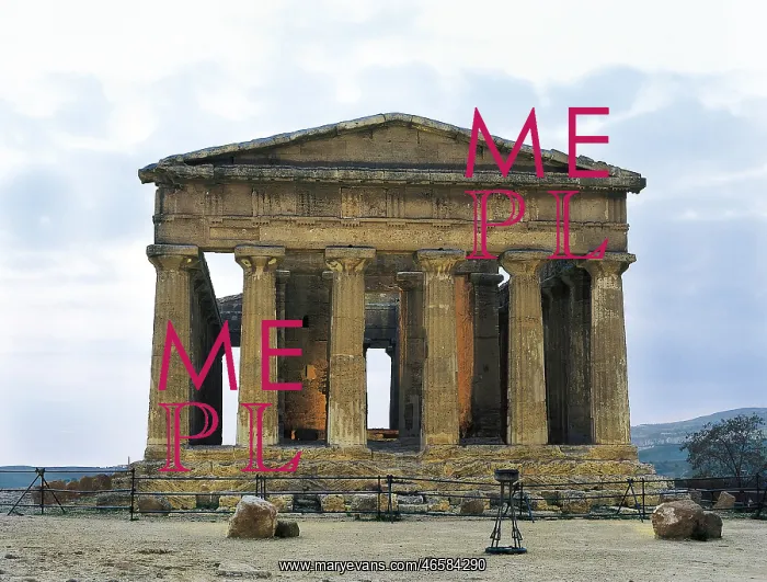 : Temple of Concord. ITALY. SICILY. Agrigento : Temple of Concord. ITALY. SICILY. Agrigento