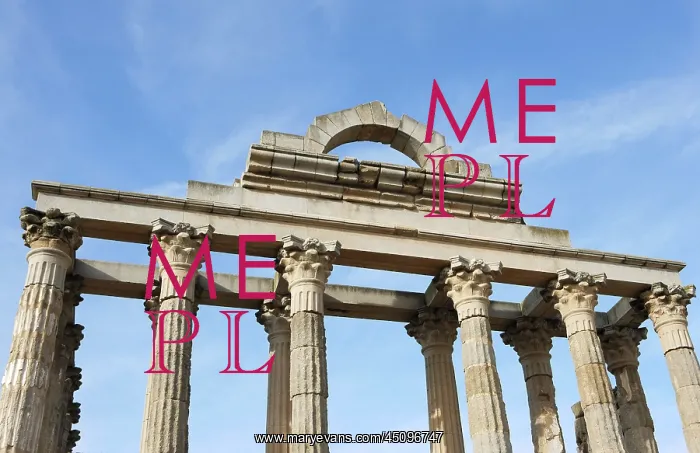 : Temple of Diana, Merida, Spain : Temple of Diana, Merida, Spain