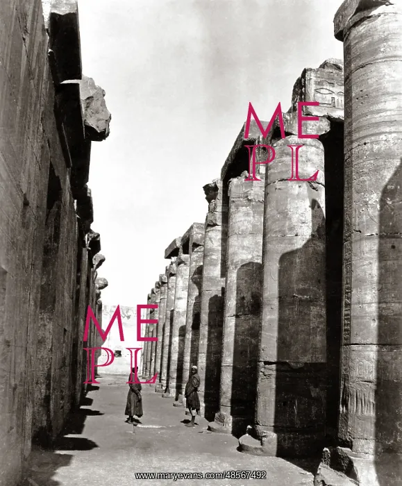  : Temple at Edfou, Egypt, circa 1880s