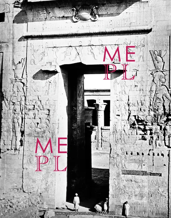  : Temple, Edfu, Egypt, Victorian period