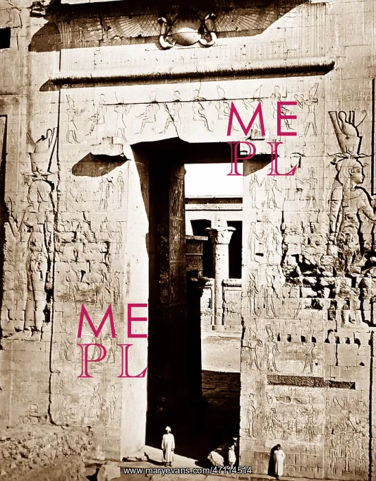  : Temple, Edfu, Egypt, Victorian period