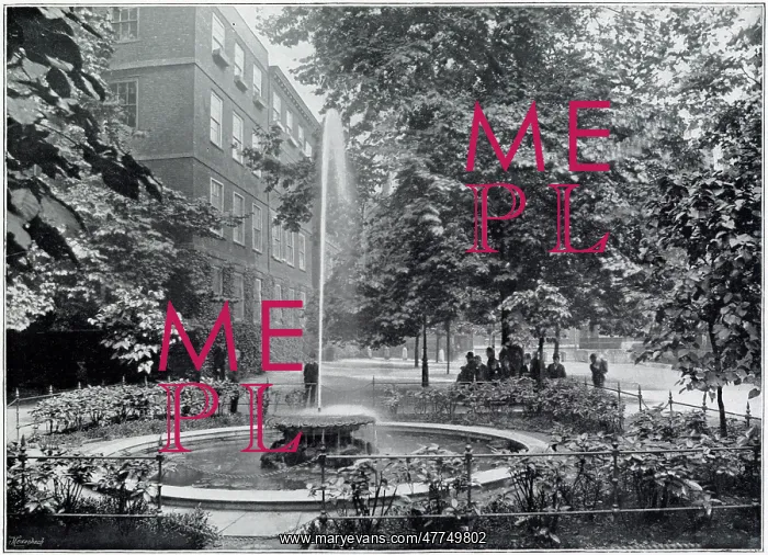 : Temple Gardens, London 1896 : Temple Gardens, London 1896