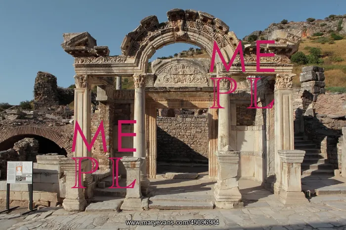 : Temple of Hadrian, Ephesus, Izmir, Turkey : Temple of Hadrian, Ephesus, Izmir, Turkey